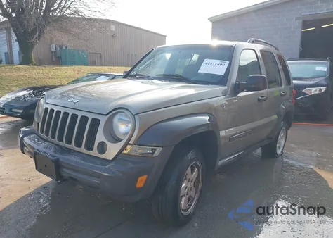 2007 Jeep Liberty Sport из США, поврежденный, VIN 1J4GL48K47W508962